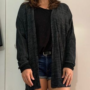 Project Social T dark gray cardigan